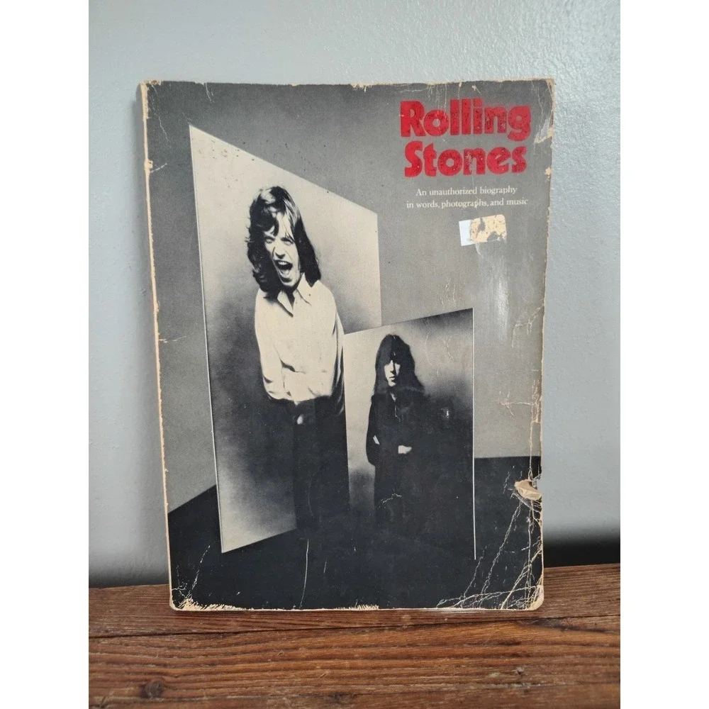 Rolling‎ Stones Unauthorized Biography 1972 Amsco Paperback Music Book Vintage